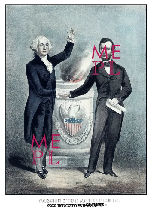  : Digitally restored print of President Washington