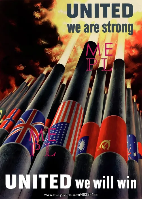 : Digitally restored war propaganda poster : Digitally restored war propaganda poster