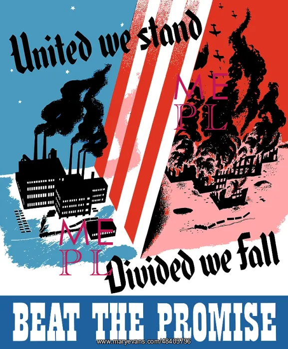 : Digitally restored war propaganda poster : Digitally restored war propaganda poster