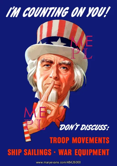 : Digitally restored war propaganda poster : Digitally restored war propaganda poster