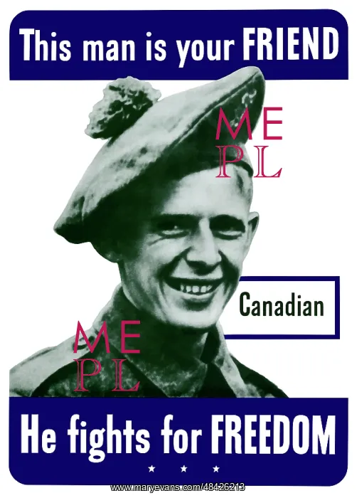 : Digitally restored war propaganda poster : Digitally restored war propaganda poster