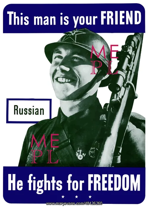 : Digitally restored war propaganda poster : Digitally restored war propaganda poster