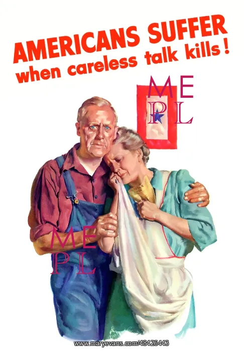 : Digitally restored war propaganda poster : Digitally restored war propaganda poster