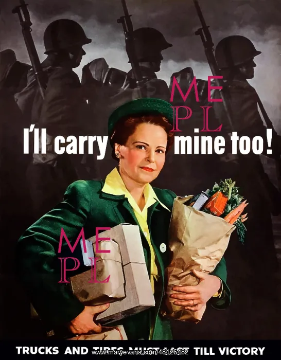 : Digitally restored war propaganda poster : Digitally restored war propaganda poster