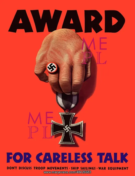 : Digitally restored war propaganda poster : Digitally restored war propaganda poster