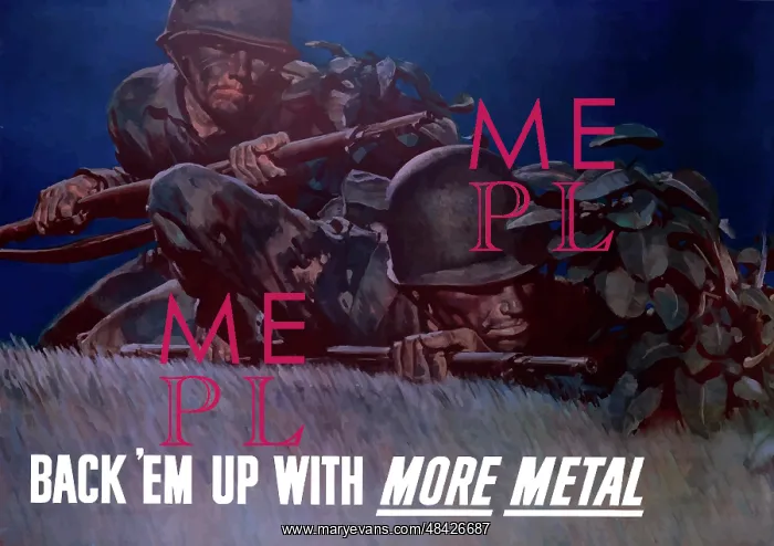 : Digitally restored war propaganda poster : Digitally restored war propaganda poster