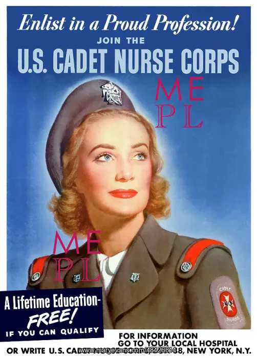 : Digitally restored war propaganda poster : Digitally restored war propaganda poster