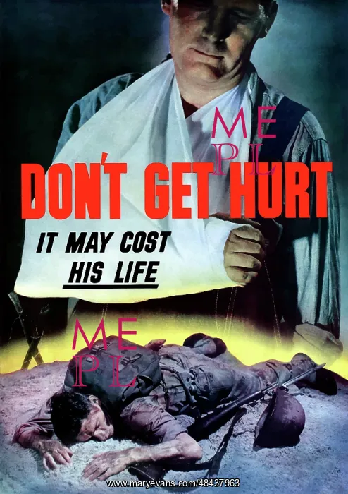: Digitally restored war propaganda poster : Digitally restored war propaganda poster