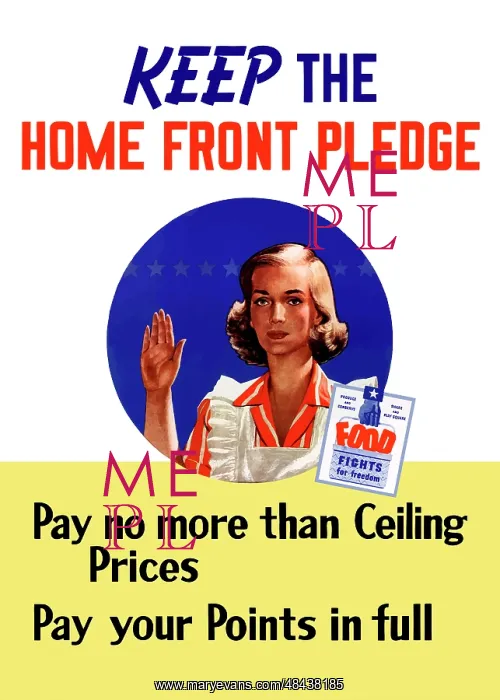 : Digitally restored war propaganda poster : Digitally restored war propaganda poster