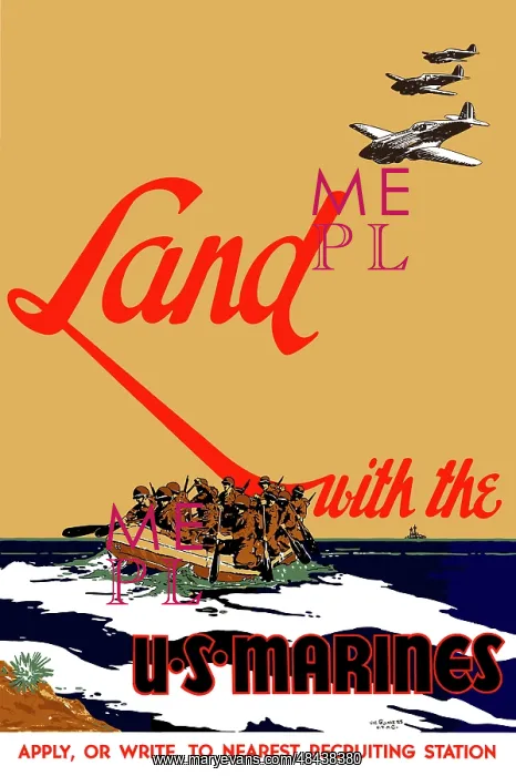 : Digitally restored war propaganda poster : Digitally restored war propaganda poster