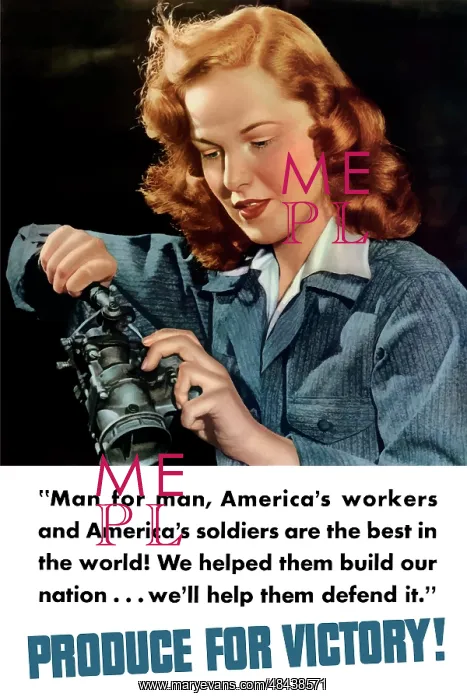 : Digitally restored war propaganda poster : Digitally restored war propaganda poster
