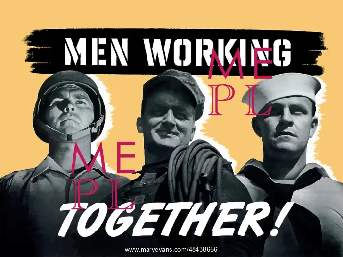 : Digitally restored war propaganda poster : Digitally restored war propaganda poster