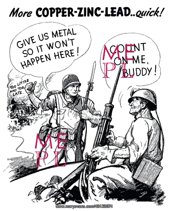: Digitally restored war propaganda poster : Digitally restored war propaganda poster