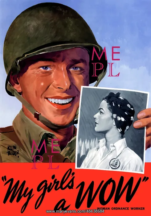 : Digitally restored war propaganda poster : Digitally restored war propaganda poster