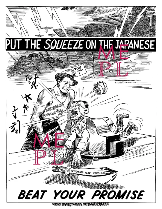 : Digitally restored war propaganda poster : Digitally restored war propaganda poster
