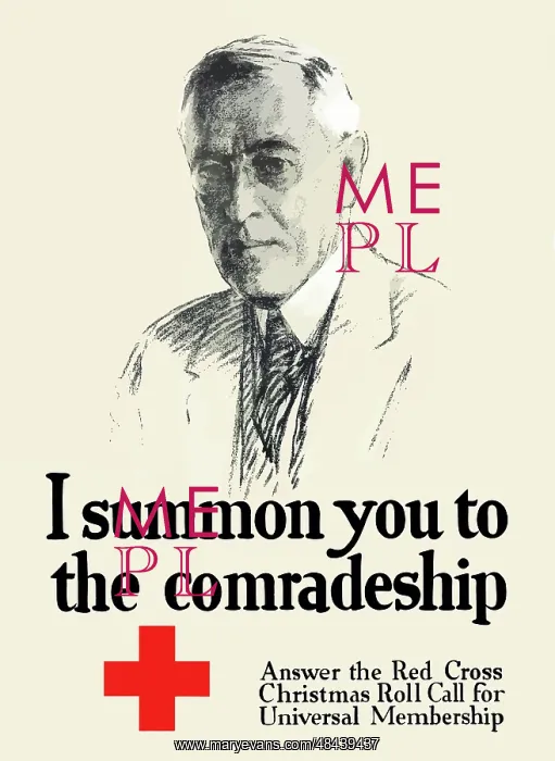 : Digitally restored war propaganda poster : Digitally restored war propaganda poster