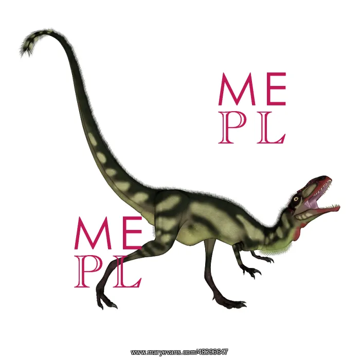 : Dilong dinosaur roaring : Dilong dinosaur roaring