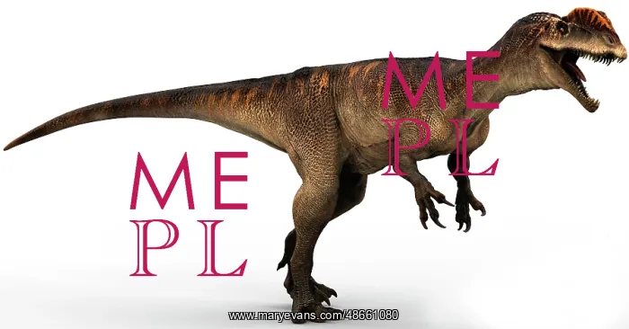 : Dilophosaurus dinosaur, side view on white background : Dilophosaurus dinosaur, side view on white background