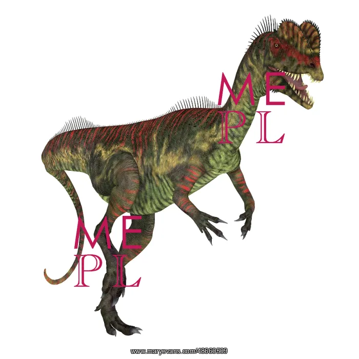 : Dilophosaurus dinosaur walking : Dilophosaurus dinosaur walking