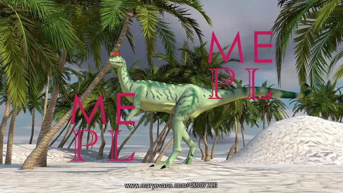 : Dilophosaurus hunting in an arid climate : Dilophosaurus hunting in an arid climate