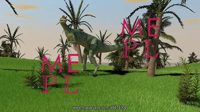 : Dilophosaurus hunting for its next meal : Dilophosaurus hunting for its next meal