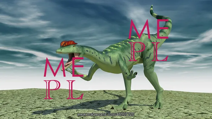 : Dilophosaurus hunting in an open desert : Dilophosaurus hunting in an open desert