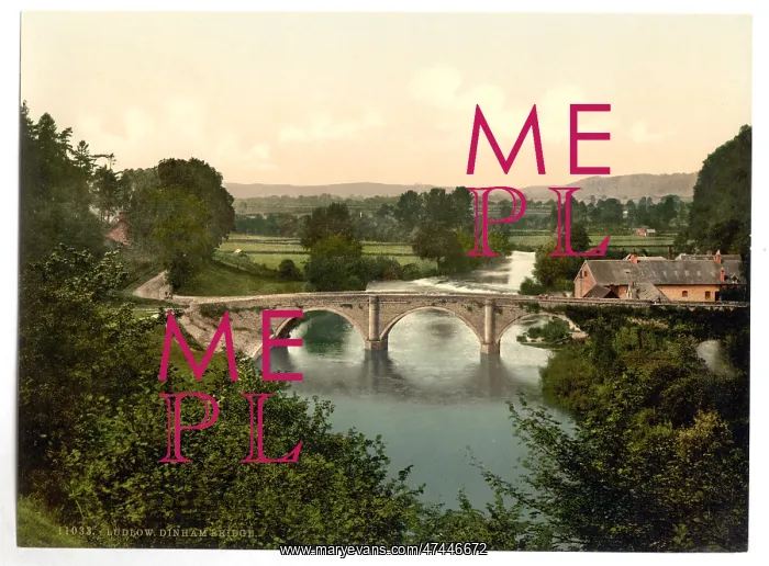 : Dinham Bridge, Ludlow, England : Dinham Bridge, Ludlow, England