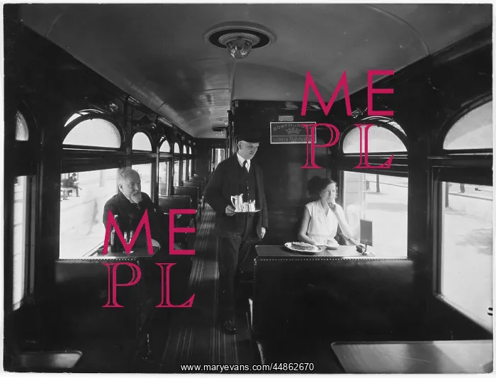 : DINING CAR 1930S : DINING CAR 1930S