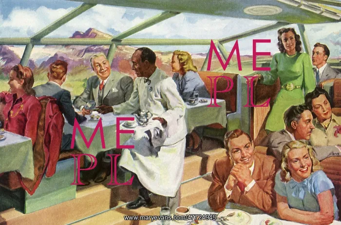: Dining Car with a View : Dining Car with a View