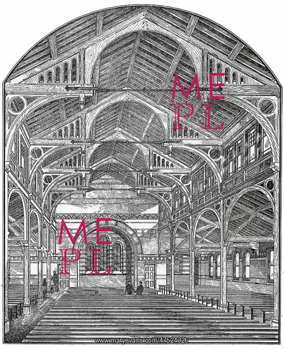 : Dining Hall, Holborn Union Workhouse, Mitcham, Surrey : Dining Hall, Holborn Union Workhouse, Mitcham, Surrey
