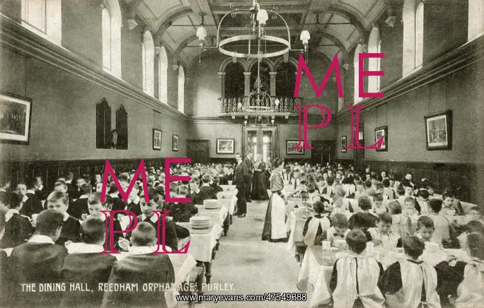 : Dining Hall, Reedham Orphanage, Purley, Surrey : Dining Hall, Reedham Orphanage, Purley, Surrey