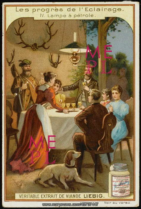 : DINING BY OIL LAMP