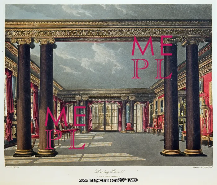 : The Dining Room, Carlton House : The Dining Room, Carlton House