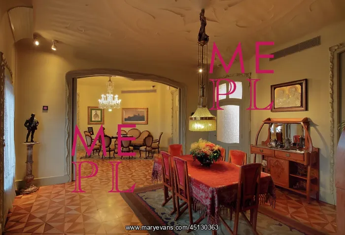 : Dining Room, La Pedrera, Barcelona, Catalonia, Spain : Dining Room, La Pedrera, Barcelona, Catalonia, Spain