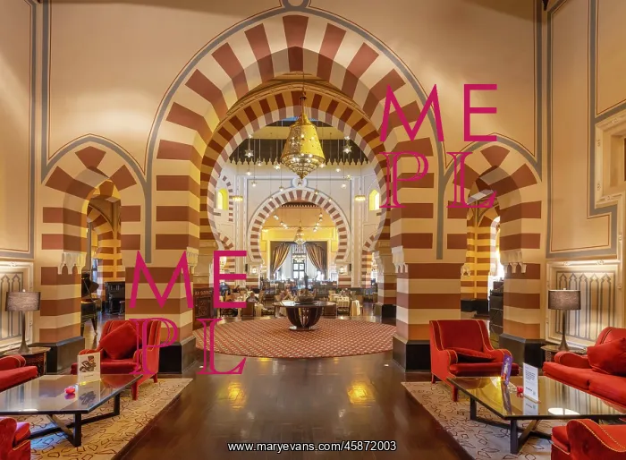 : Dining Room, Old Cataract Hotel, Aswan, Egypt : Dining Room, Old Cataract Hotel, Aswan, Egypt