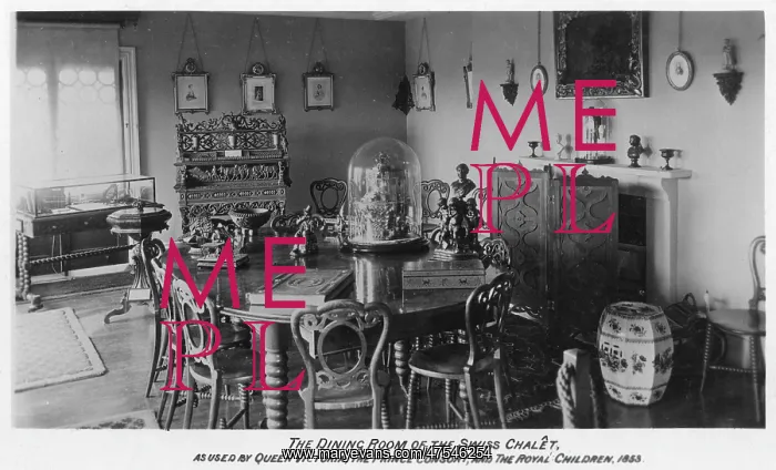 : The dining room of the Swiss Cottage : The dining room of the Swiss Cottage