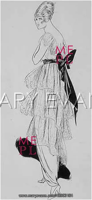 : DINNER DRESS / 1914 : DINNER DRESS / 1914