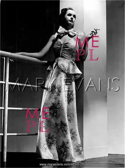 : DINNER DRESS 1930S : DINNER DRESS 1930S