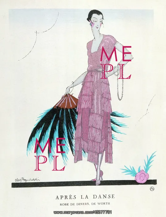 : DINNER DRESS / WORTH 1921 : DINNER DRESS / WORTH 1921