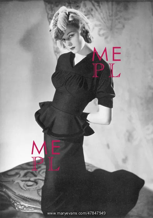 : Dinner gown by Alix, 1940