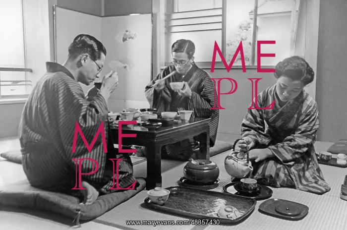 : Dinner in Japan, 1923 : Dinner in Japan, 1923