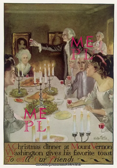 : DINNER AT MT VERNON : DINNER AT MT VERNON