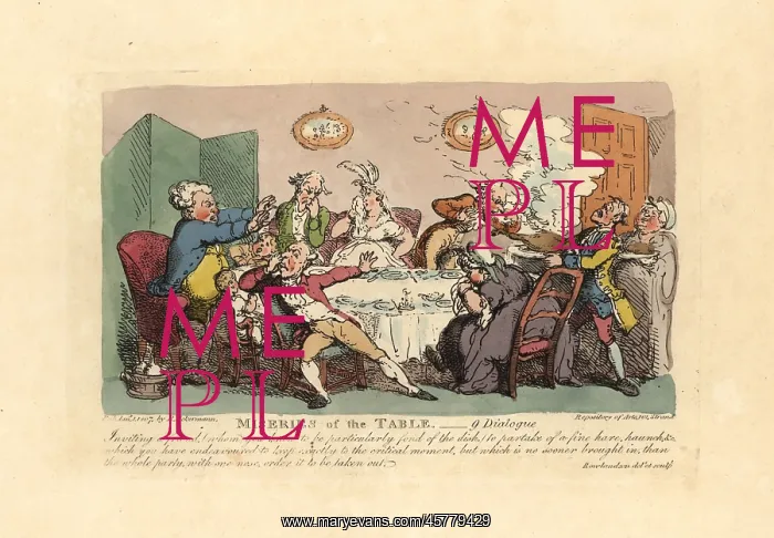 : A dinner party ruined by the arrival of a stinking game dish : A dinner party ruined by the arrival of a stinking game dish