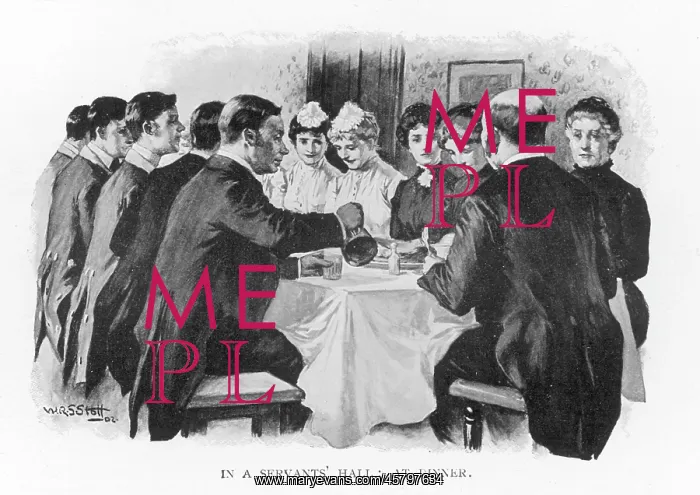 : DINNER, SERVANTS HALL