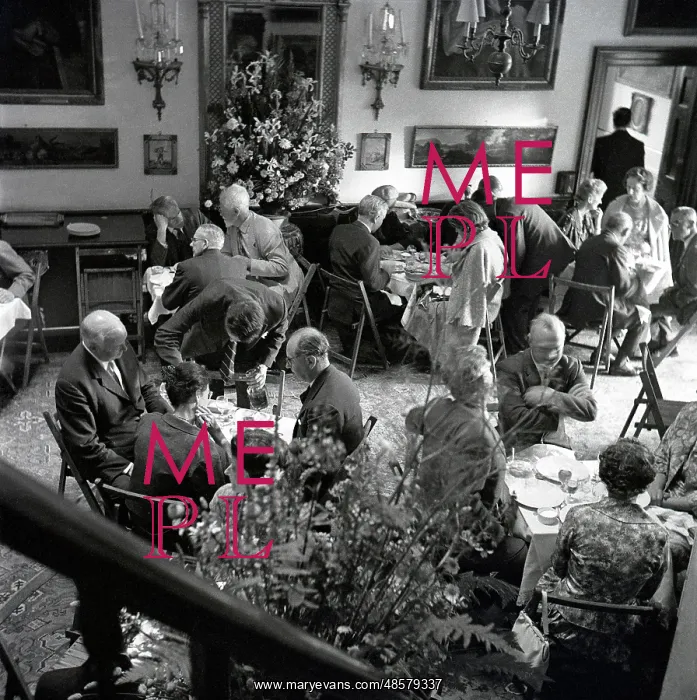 : Dinner in a St Ives restaurant : Dinner in a St Ives restaurant