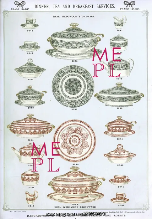 : Dinner, Tea and Breakfast Services, Plate 7 : Dinner, Tea and Breakfast Services, Plate 7
