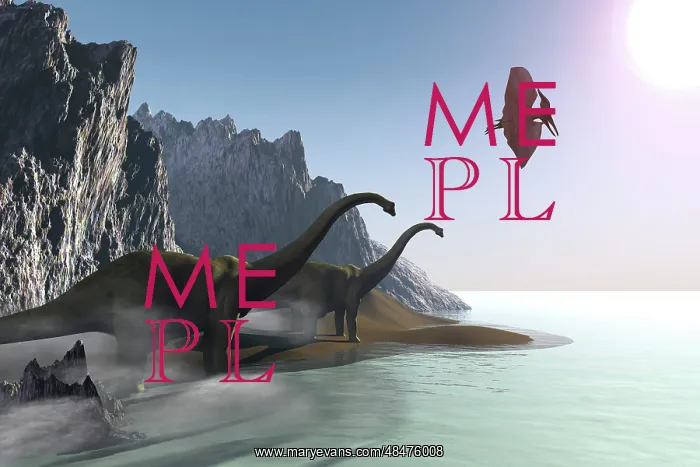 : Dinosaurs come to the shore for a drink of water : Dinosaurs come to the shore for a drink of water
