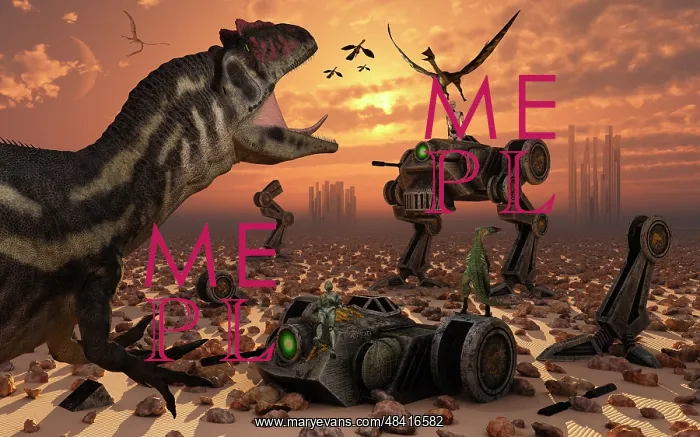 : Dinosaurs and robots fight a war of the survival of the ? : Dinosaurs and robots fight a war of the survival of the ?