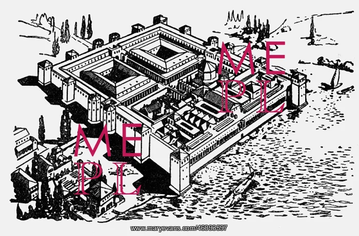 : Diocletian's Palace in Split : Diocletian's Palace in Split