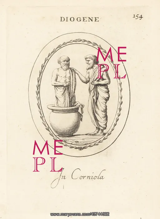 : Diogene. In corniola : Diogene. In corniola